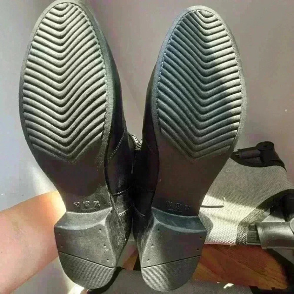 Sandro Moscoloni Women's Leather Rubber Sole Side Zipper Brandy Bootie 9.5 - Picture 13 of 14